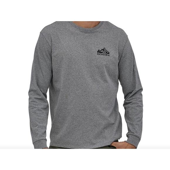 Patagonia Fitz Roy Scope Responsibili-Tee XL Long Sleeve T-Shirt EUC - Picture 2 of 7